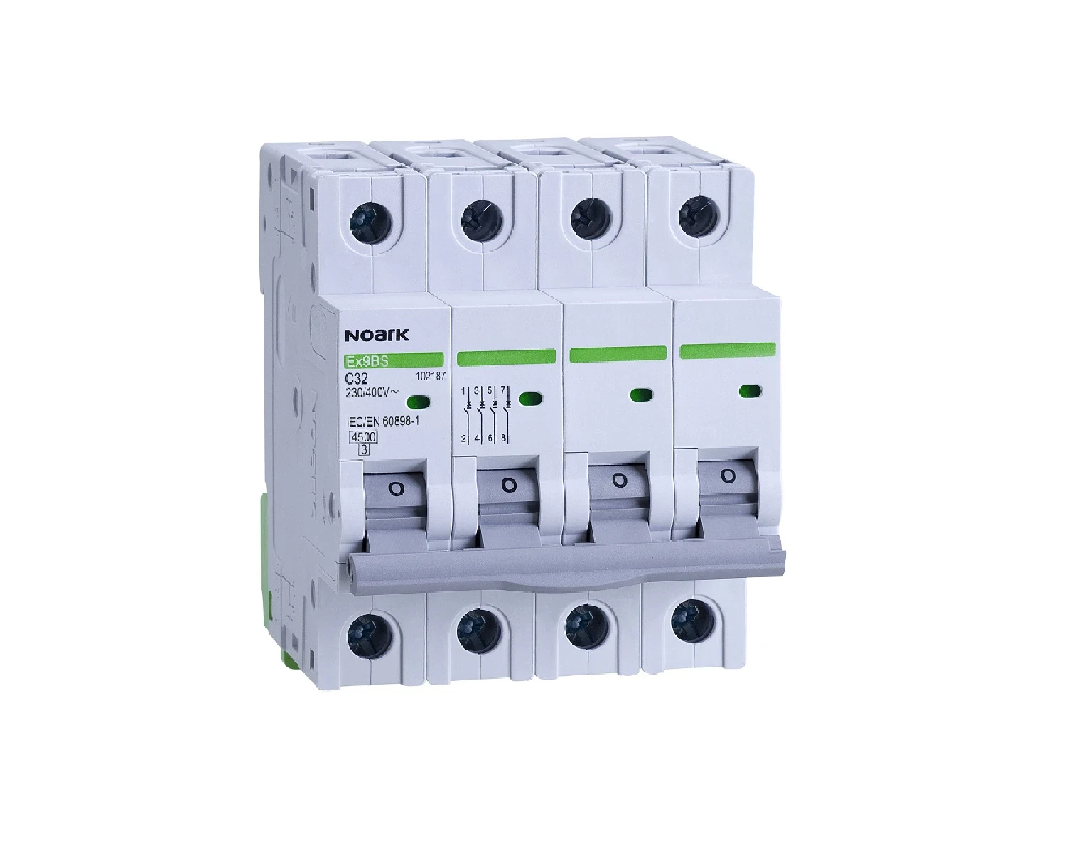 Mini-întreruptoare automate Ex9BS 4P D2