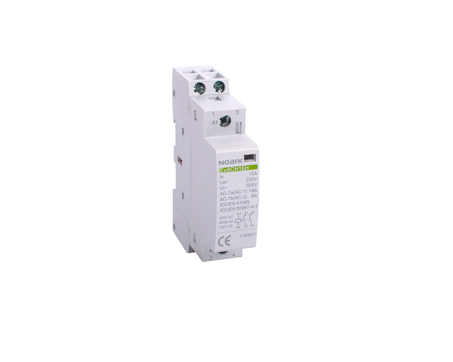 Contactoare de instalare silențioase Ex9CH16H 01 230V AC/DC
