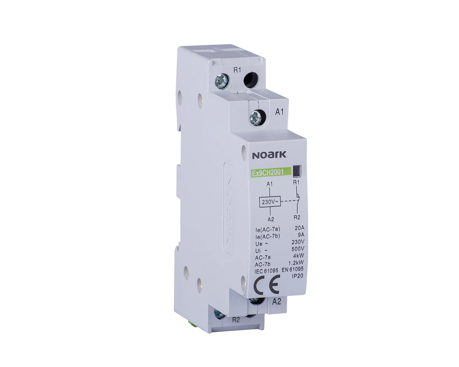 Relee de instalare Ex9CH20 10 24V 50/60Hz