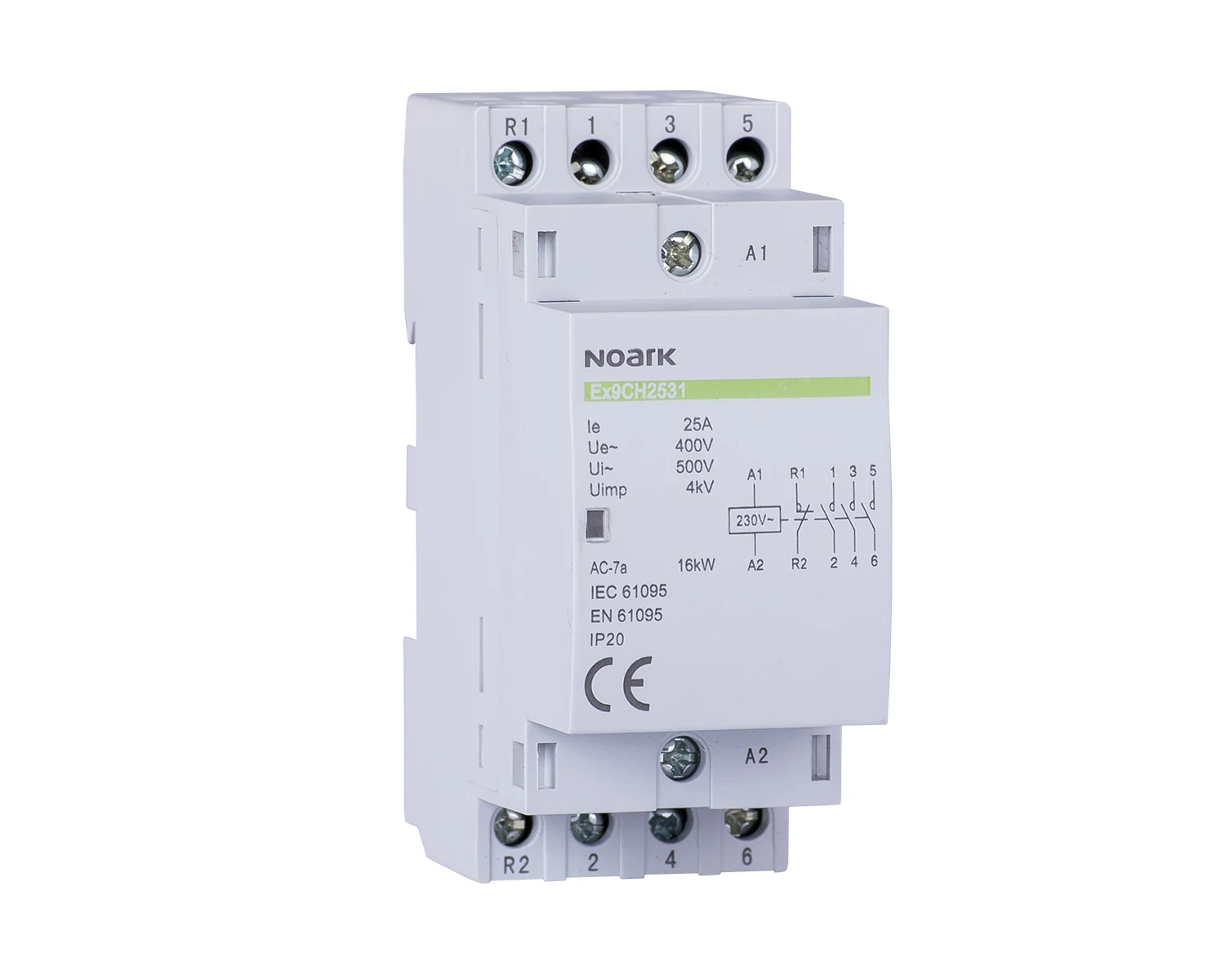 Contactor de instalare Ex9CH25 31 24V 50/60Hz
