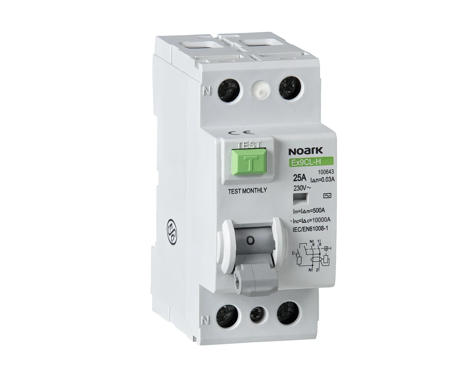 Întreruptoare diferenţiale Ex9CL-100 2P 80A A 100mA S