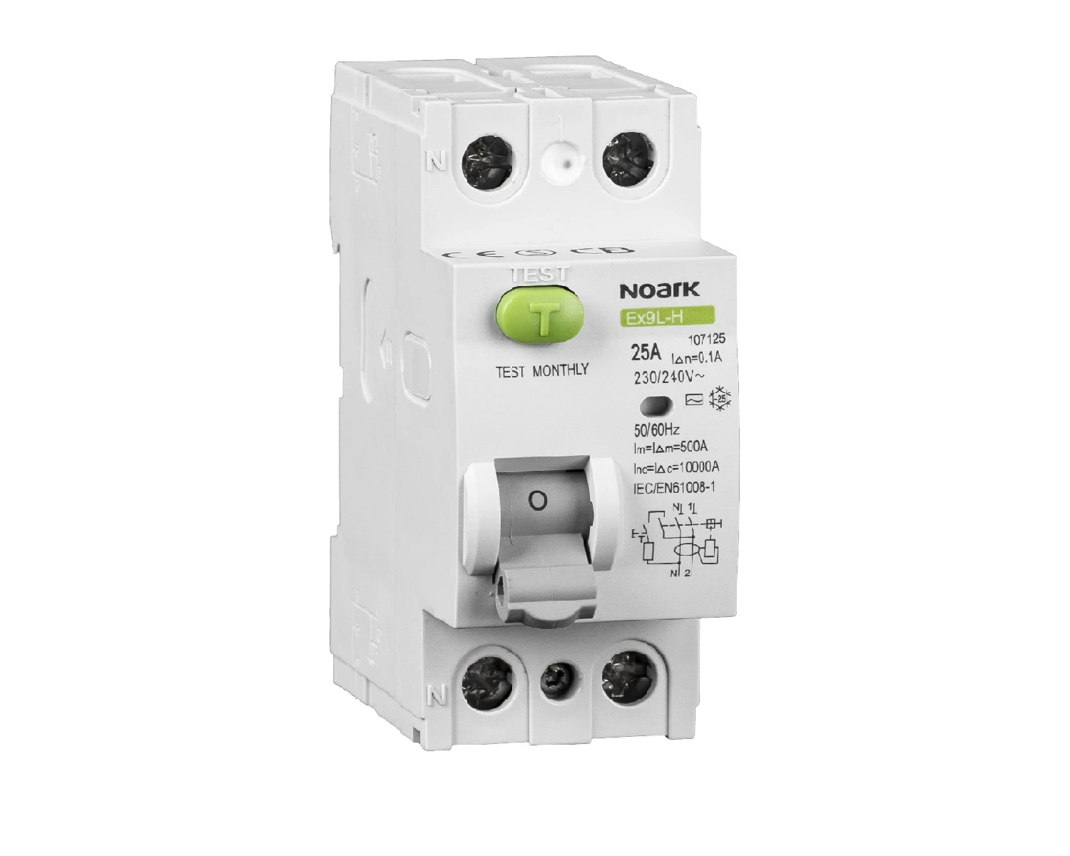Întreruptoare diferențiale Ex9L-H 2P 63A A 300mA