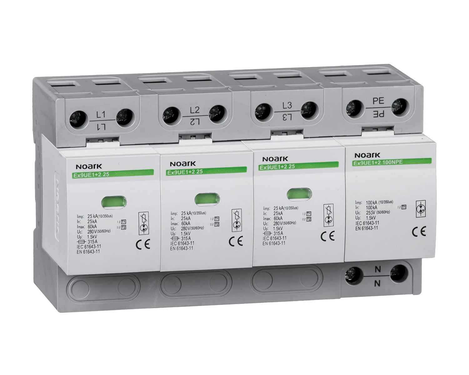 Dispozitive pentru protecție la supratensiuni Ex9UE1+2 25R 3PN 280