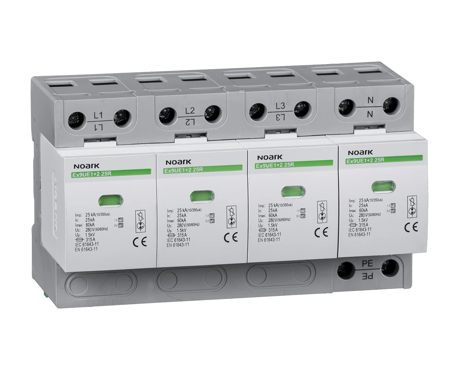Dispozitive pentru protecție la supratensiuni Ex9UE1+2 25 4P 280