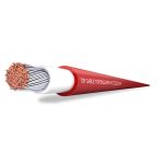 Cablu pentru panouri solare 4 mm², H1Z2Z2-K, rosu, TopSolar Cca-s1d2a1