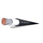 Cablu pentru panouri solare 6 mm², H1Z2Z2-K, negru, TopSolar Cca-s1d2a1
