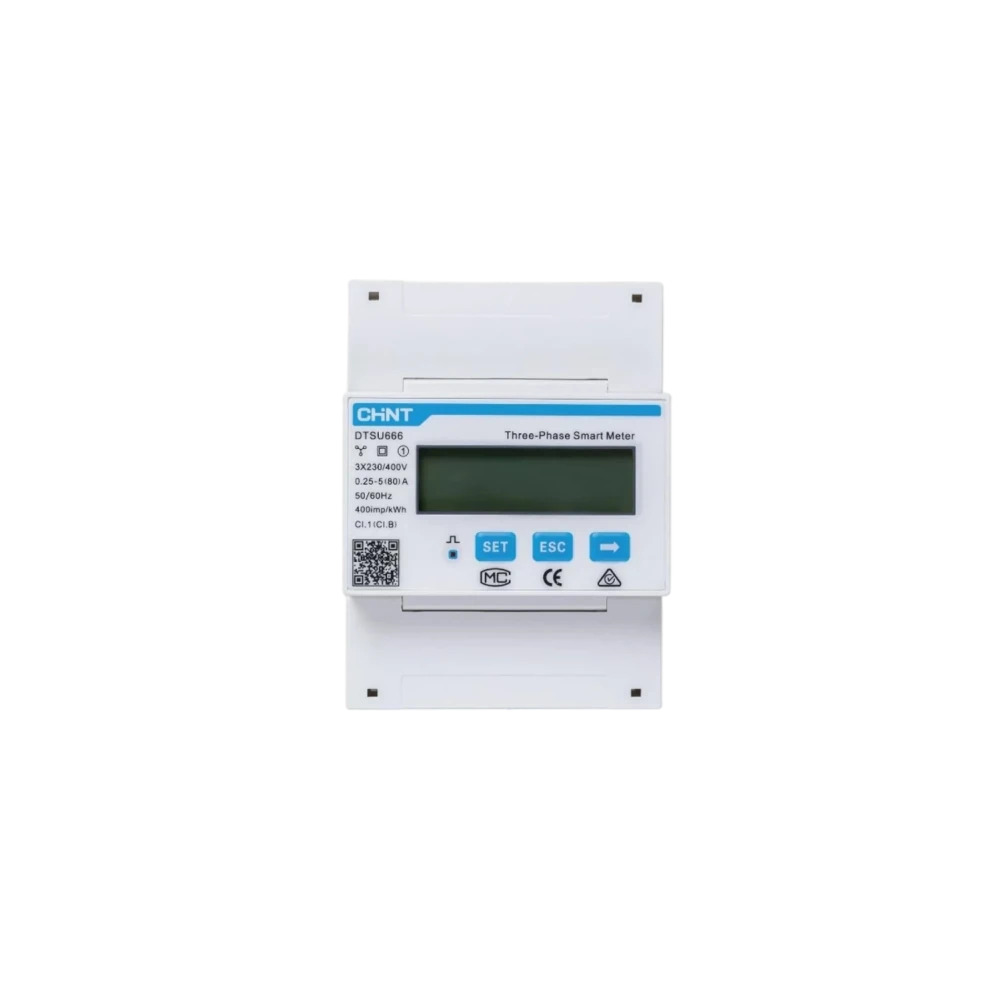 Contor inteligent (Smart meter) Growatt, trifazat Smart Power Meter TPM-C - CHiNT DTSU666