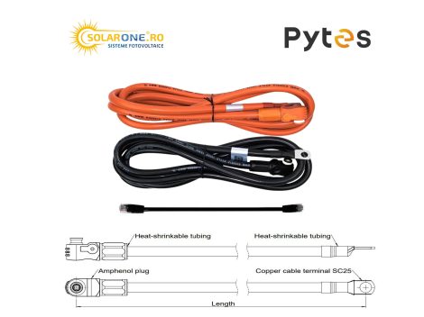 Kit cabluri Invertor-Baterie Pytes V5a
