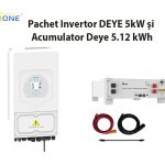 Pachet Invertor DEYE 5kW și Acumulator Deye 5.12 kWh