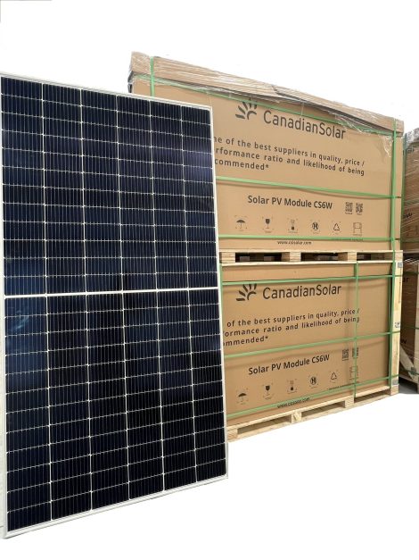 Palet cu 35 bucati Canadian Solar CS6W-555MS HiKu6, 555W
