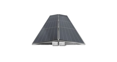 Sistem de montaj panouri fotovoltaice PB-098, montare acoperis plat