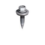 Surub autofiletant + garnitura 6x25mm pentru montaj sina trapezoidala