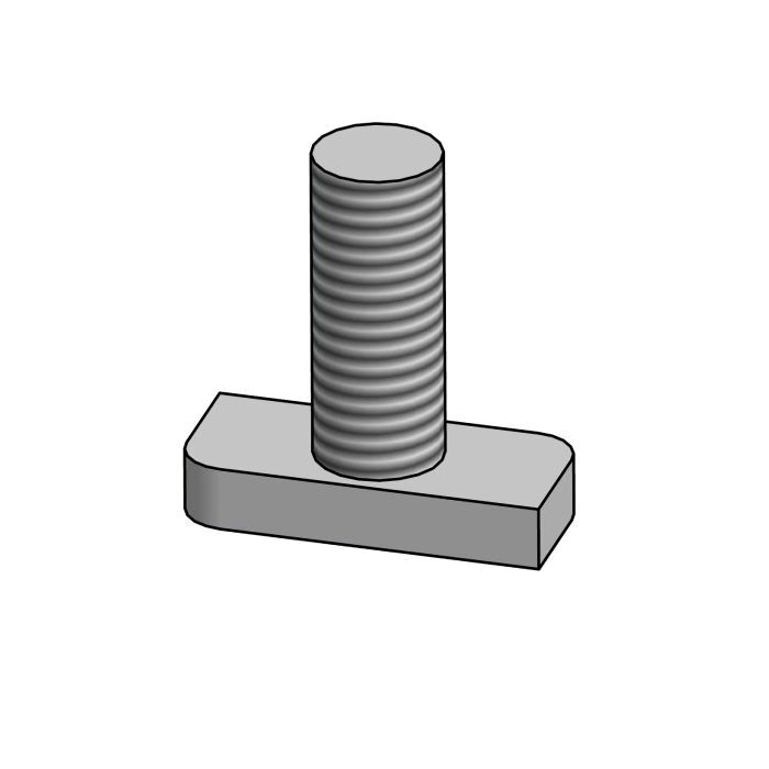 Surub cap T-BOLT , M8x25 28/15 A2