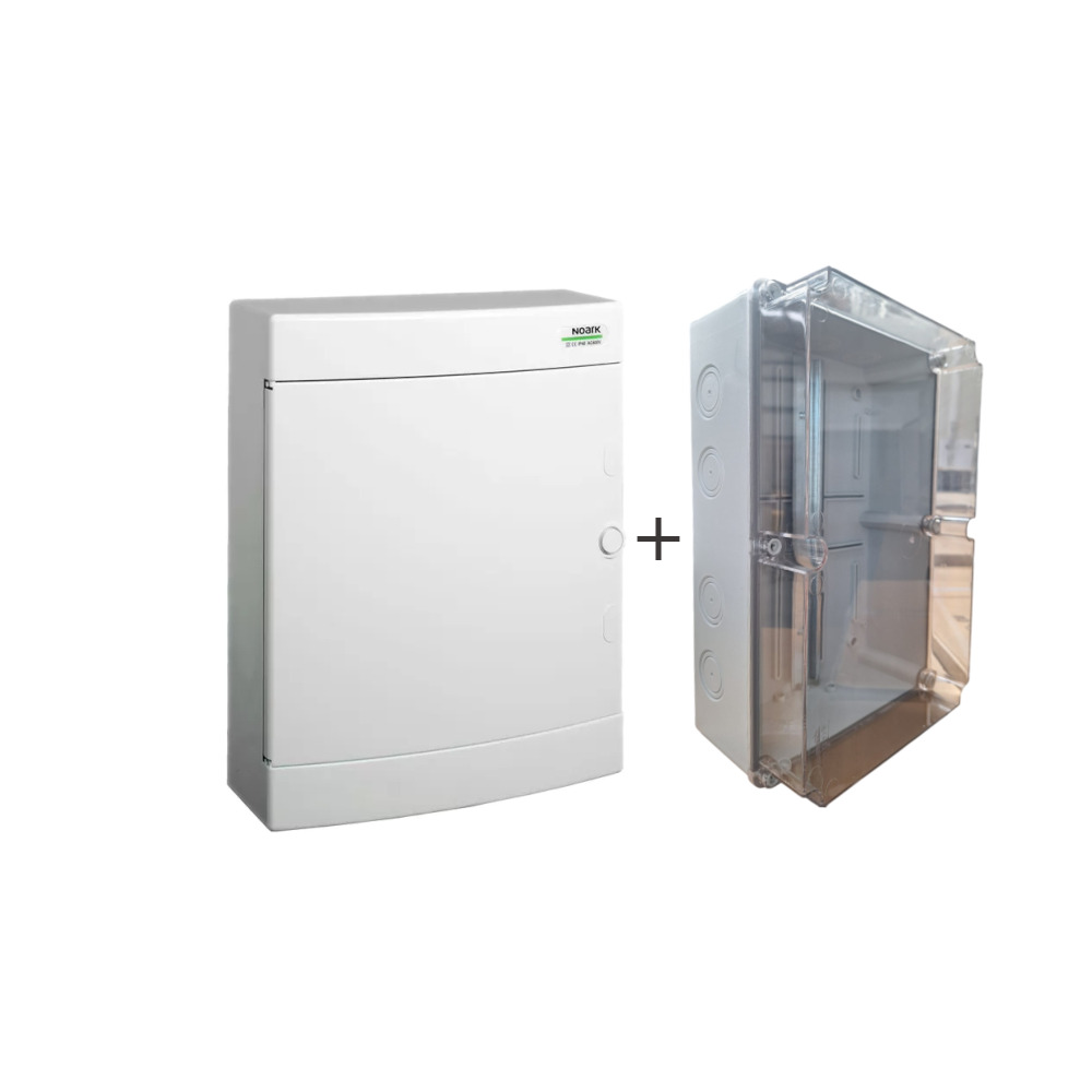 Tablou electric AC/DC 15kW trifazat - 2 string-uri si cutie sigilabila pentru contor OD