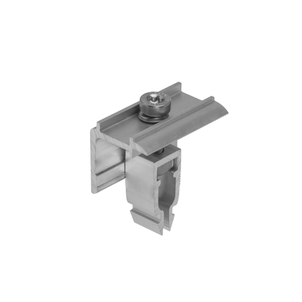 Clema de capat aluminiu „Click” pentru profile tip H 40×40