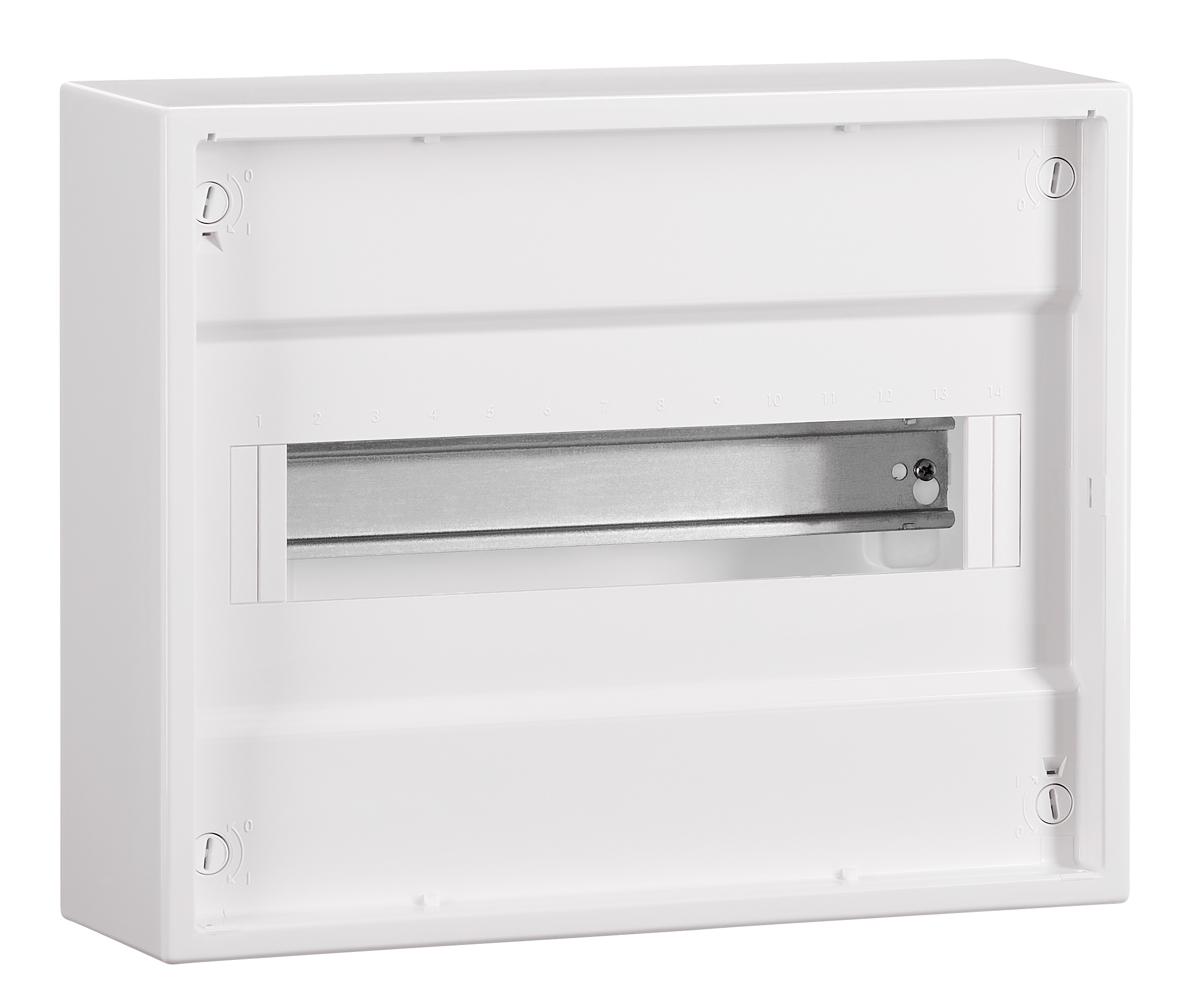 Cofret modular aplicat, 1 rând, 12UH (module), fără uşă