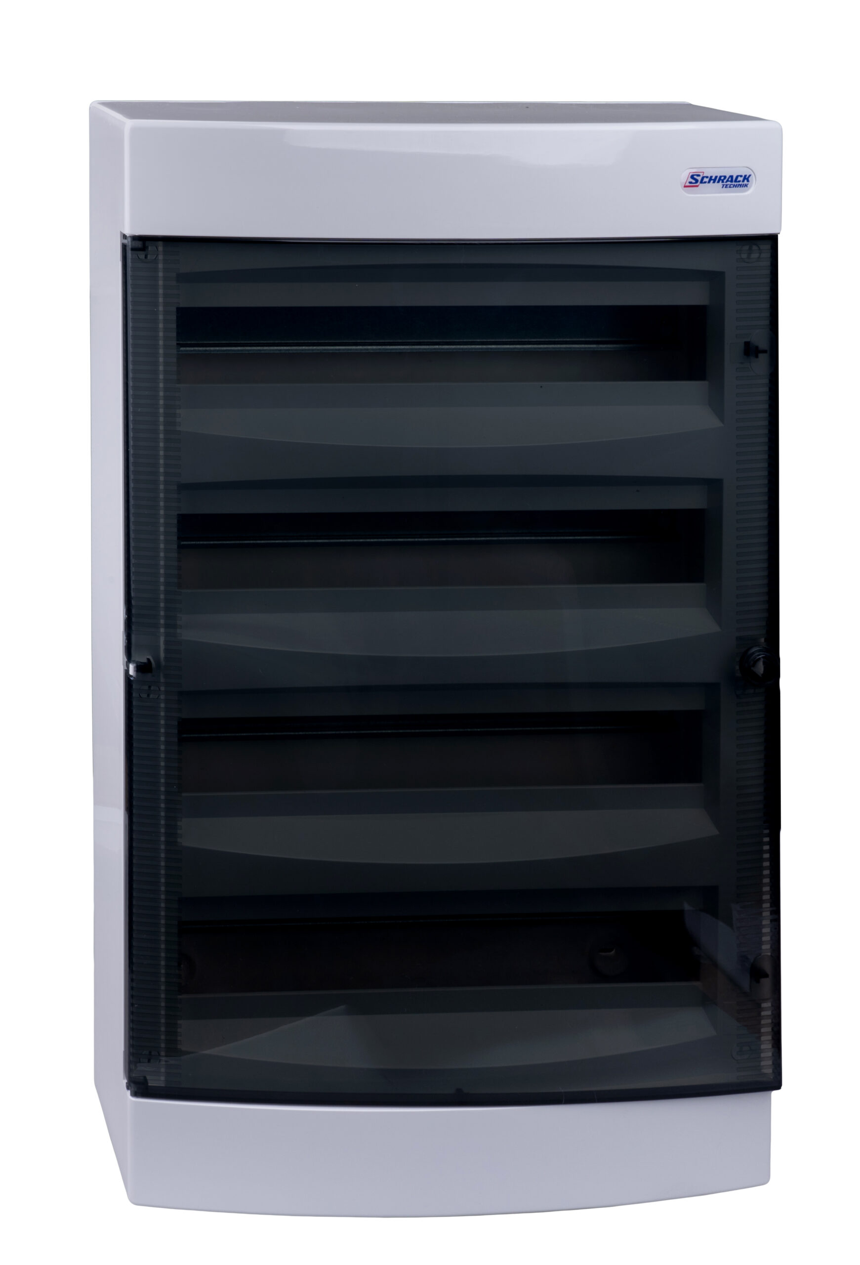Cofret aparent, 72 UH, 4 rânduri, ușă transparentă, IP40