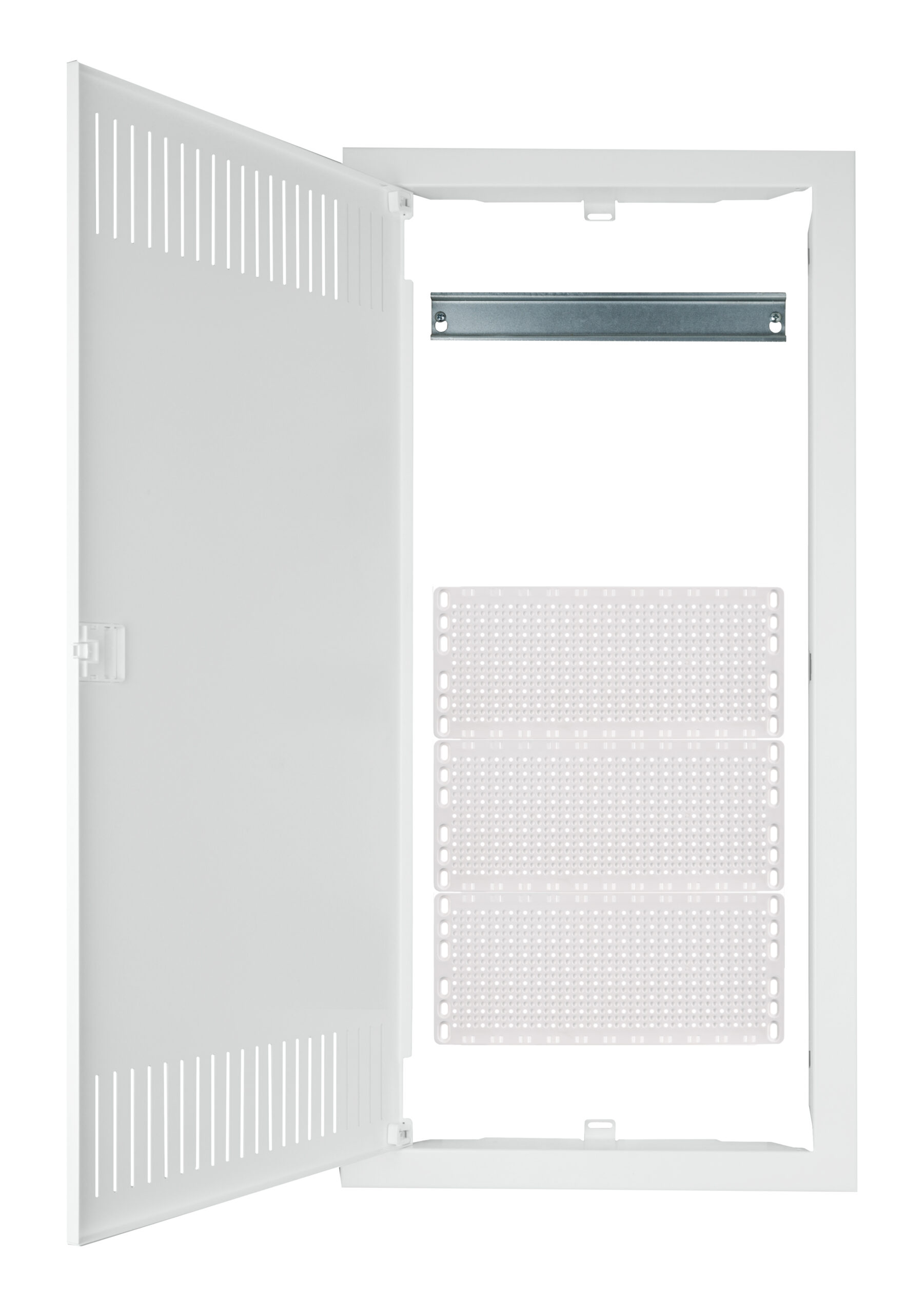 Cofret media combi cadru și ușă cu 4 rânduri verticale
