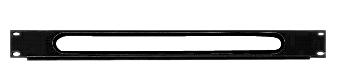 Organizator cabluri 19", cu decupaj, 1U, RAL9005