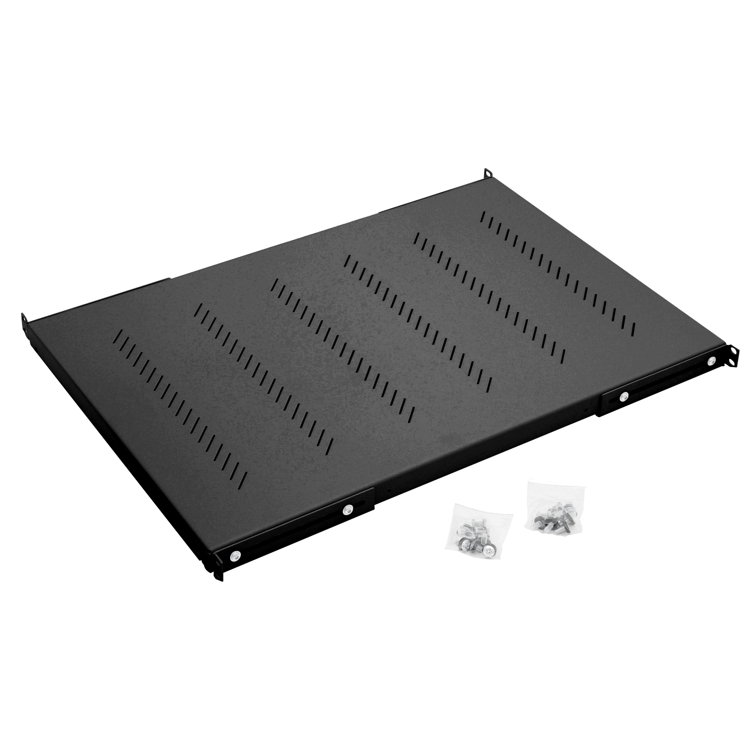Tava fixa 19" 1U sarcina 150kg 550mm RAL9005
