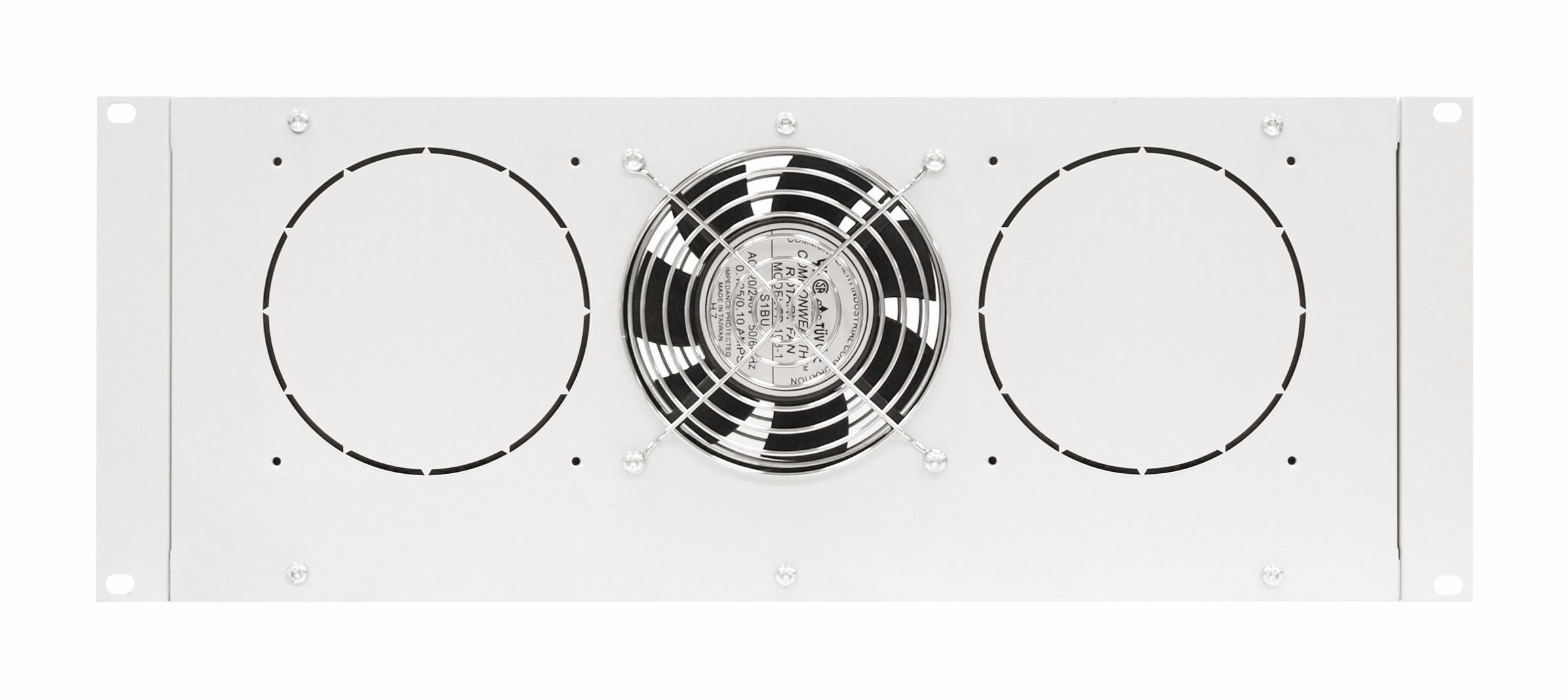 Unitate cu 1 ventilator 19" cu termostat