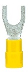 Papuc furca, izolat, galben, 4-6mm², M6