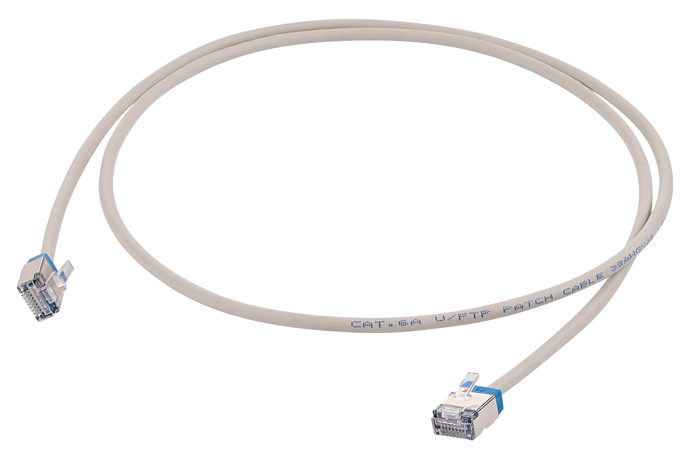 Patchcord SLIM Rotund U/FTP Cat.6a, AWG32, LS0H, gri, 0,35m