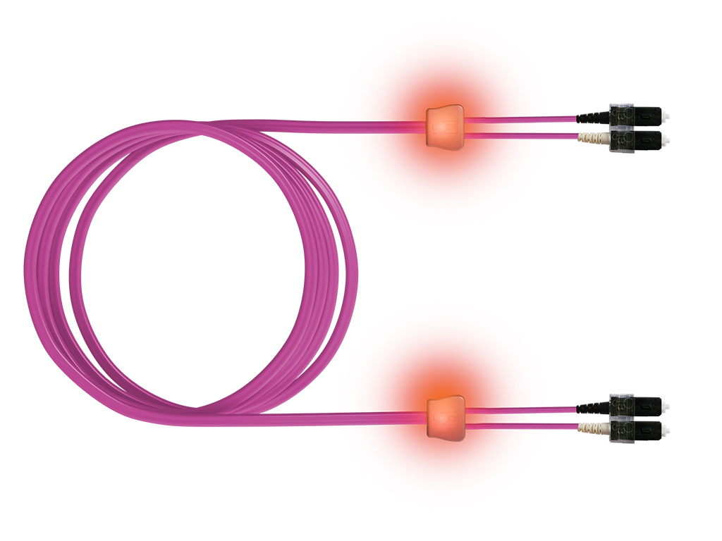 FO LED Patch Cord Premium, Duplex, SCD/SCD, G50/125 OM4, 3m