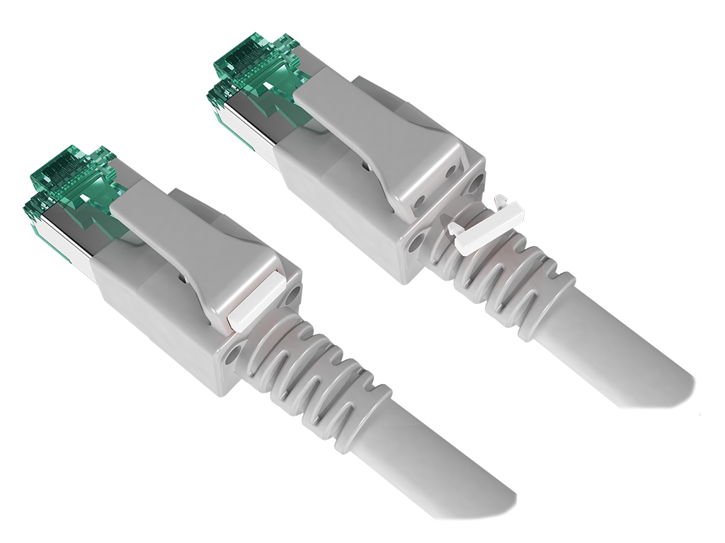 Set plăcuţă marcare alb Patchcord cu LED (100 buc)