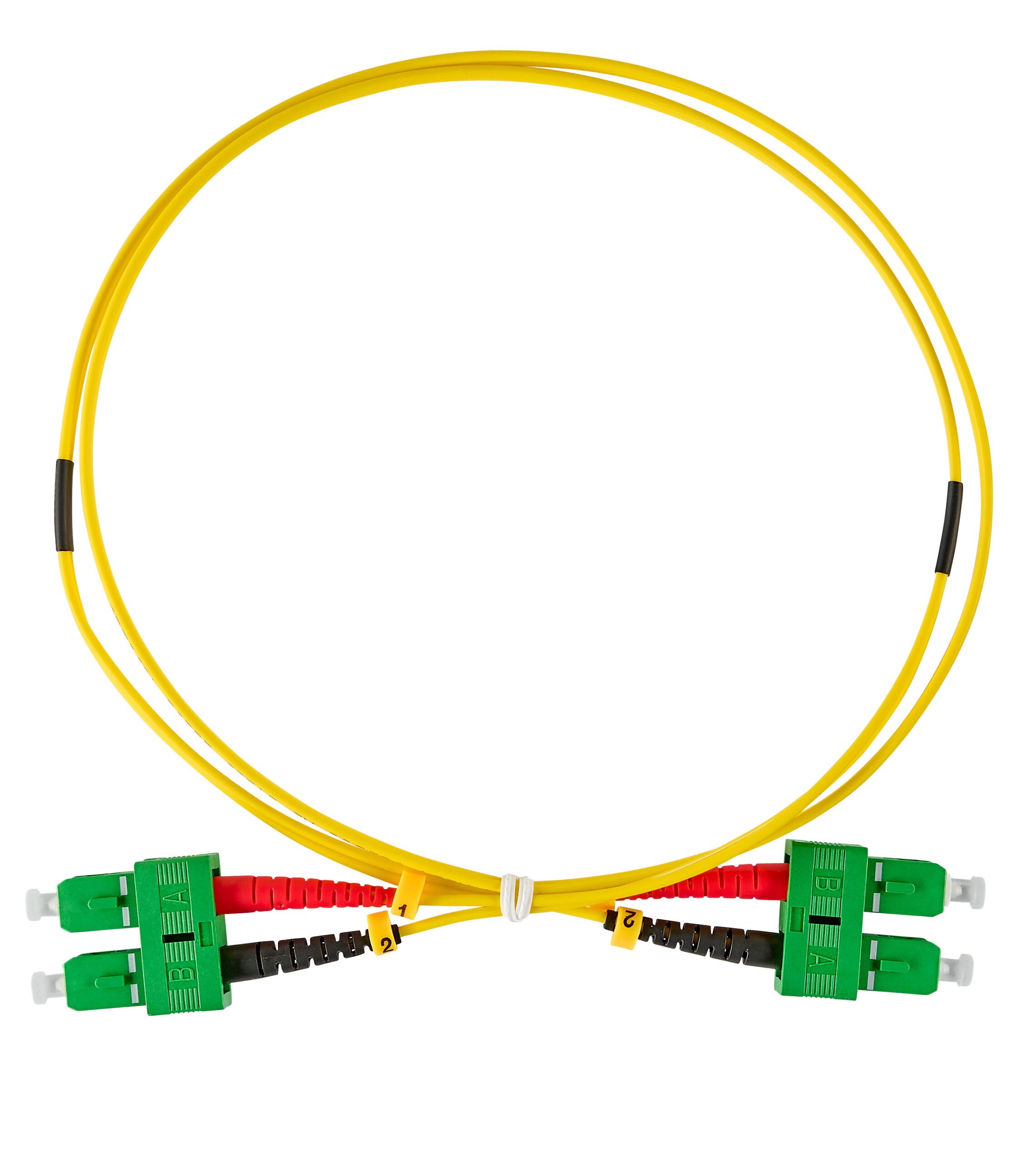 Patchcord Duplex SC/APC  /  SC/APC, 9/125µm OS2, LS0H-3, 1m