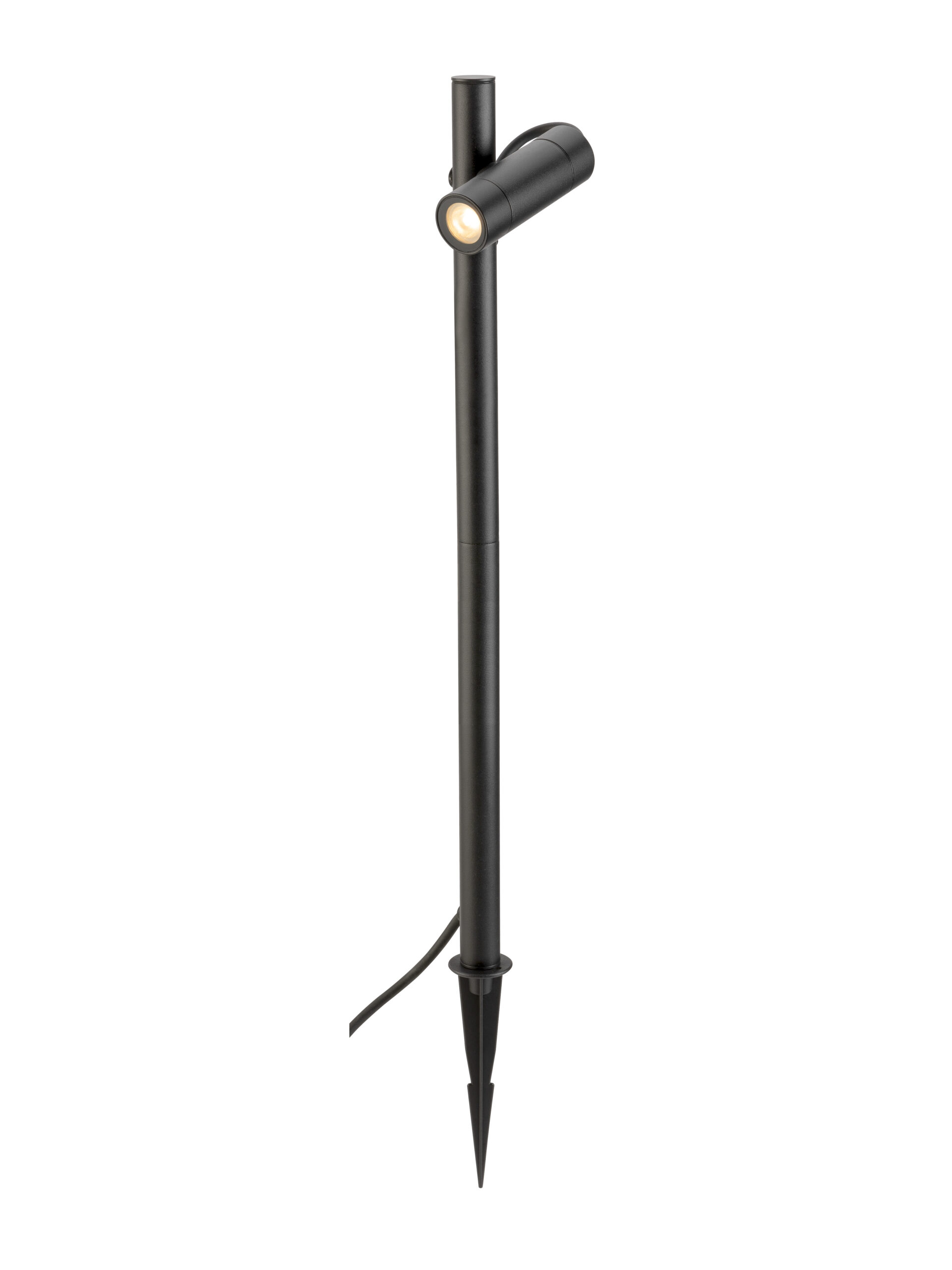 HELIA SLIM Stâlp simplu, negru IP65 3000K