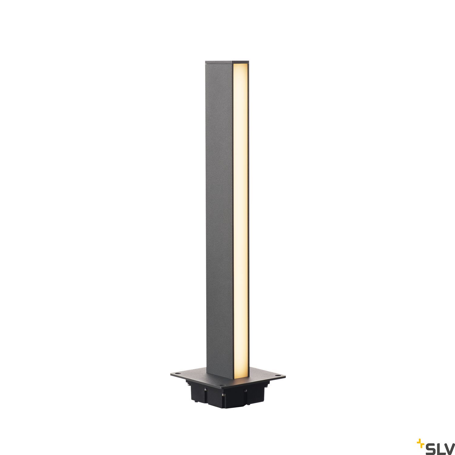 H-POL, anthracit, o banda lumina, L/B/H 16,5/16,5/66 cm