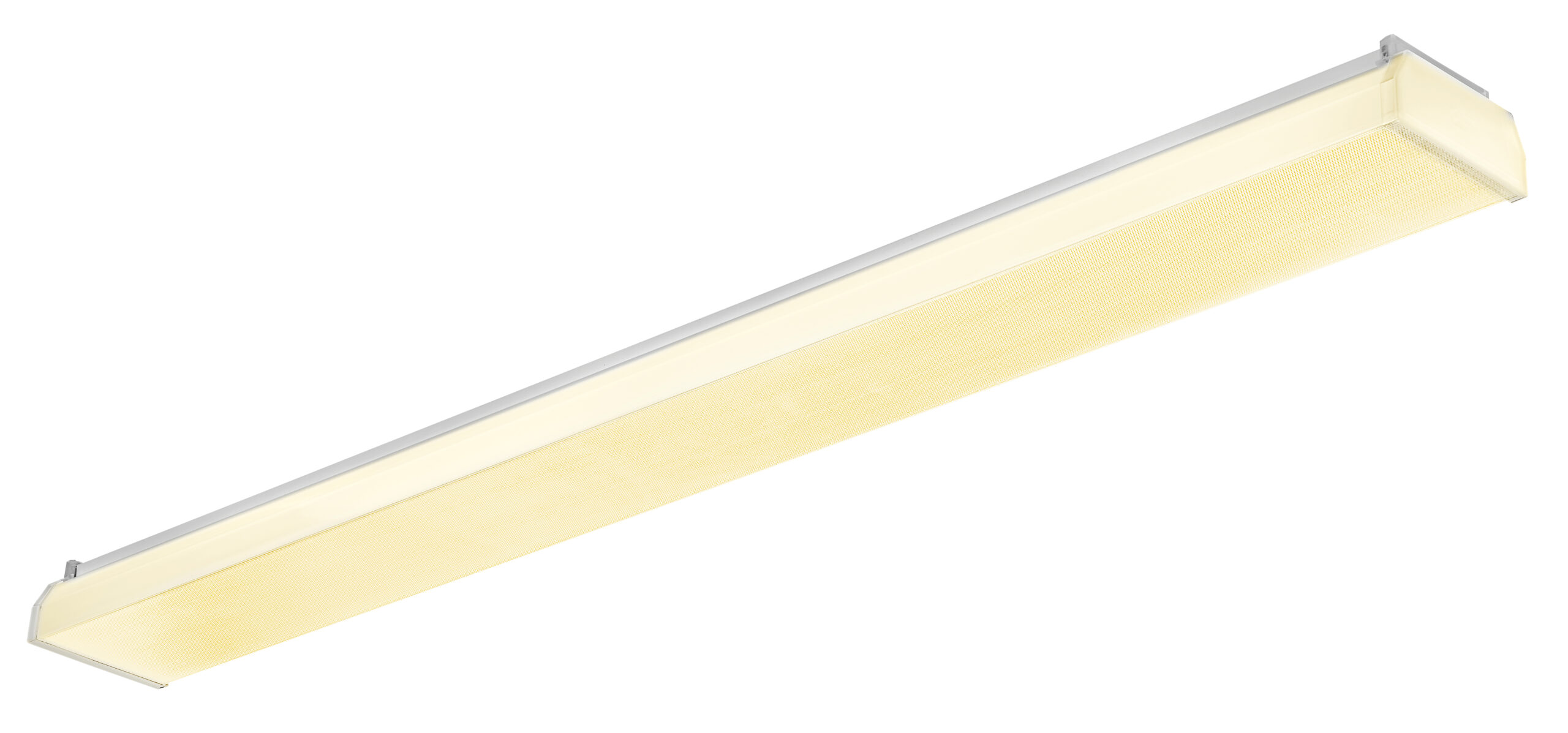 ZERO LED 1x42W, 4000K, 6042lm, Ra>80, IP40, microprism,alb