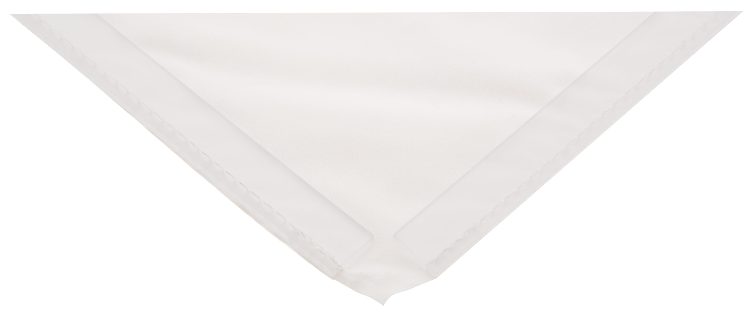 Transparent fabric incl. Rubber lip