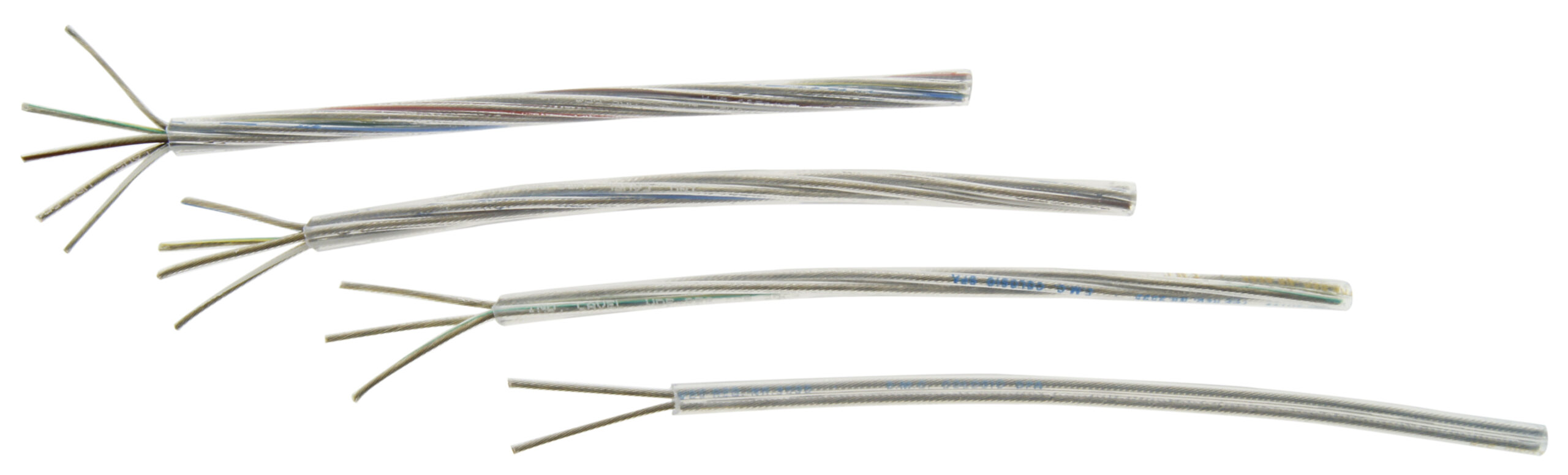 Transparent cable 3 pole