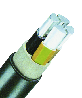 Cablu de energie, PVC, 0,6/1kV E-AYY-O 4 x 95 SM negru