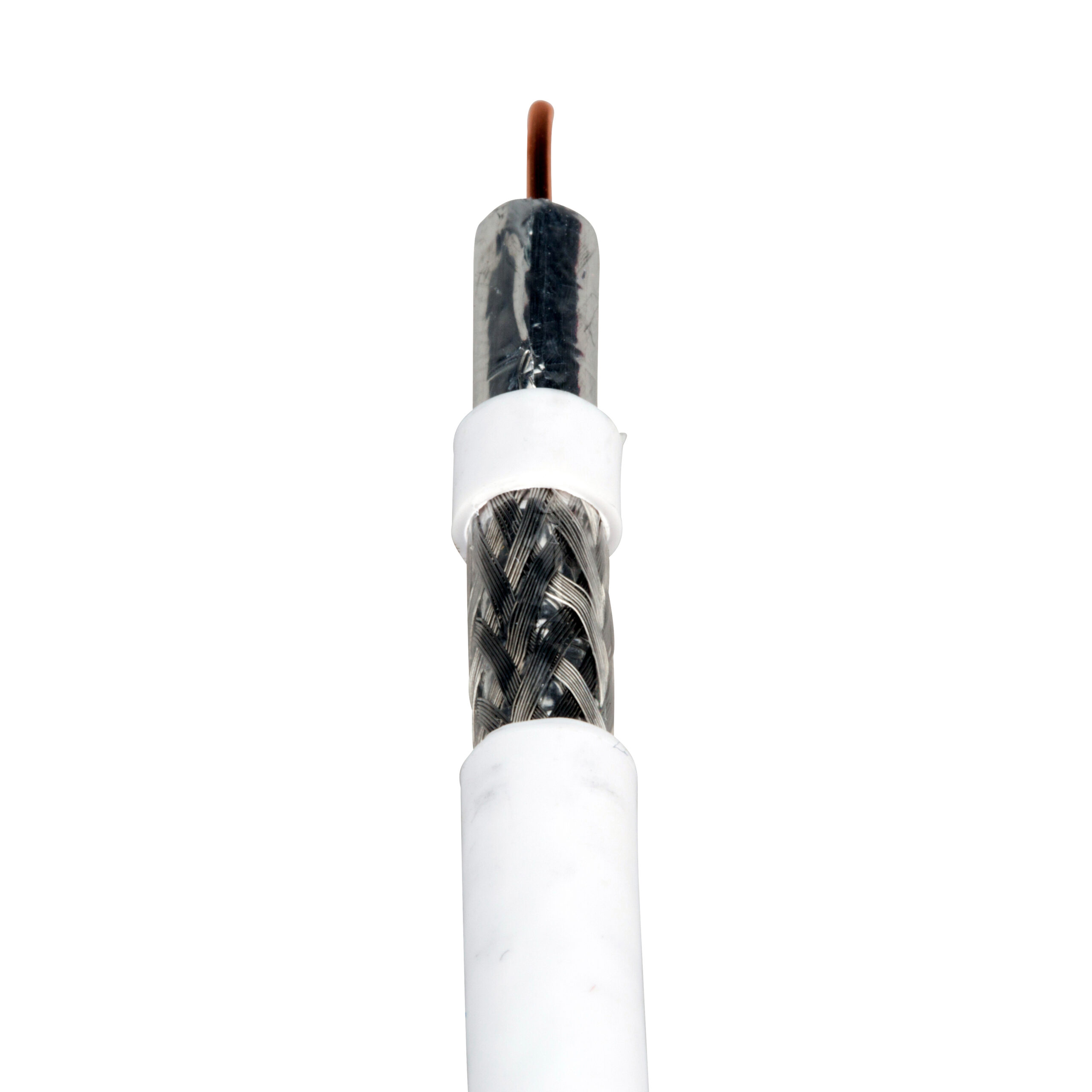 Cablu coaxial DIGI-SAT 3000, 75 Ohm, PVC alb, colac 100m