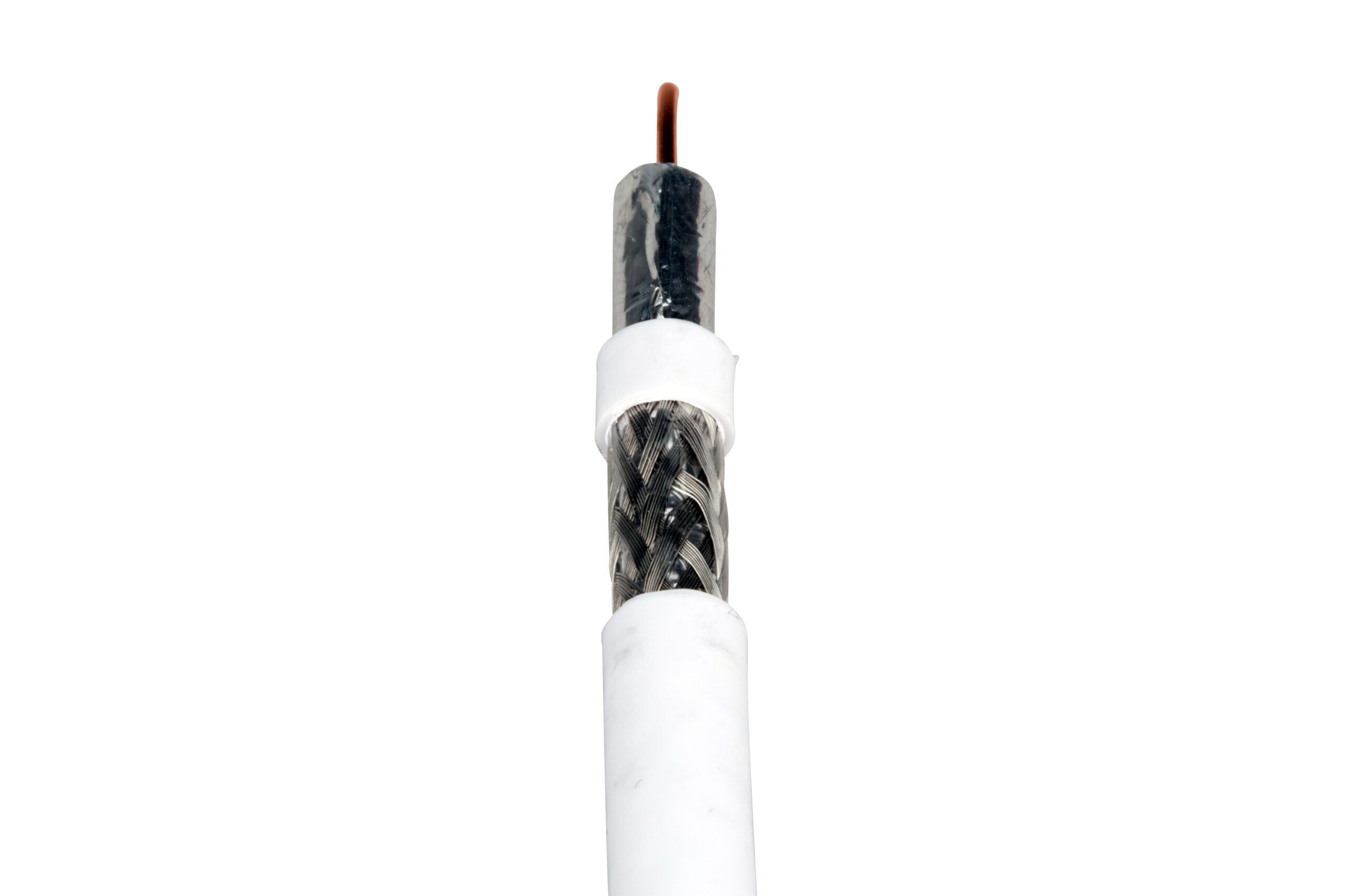 Cablu coaxial DIGI-SAT 3000, 75 Ohm, LS0H, alb, tambur 500m
