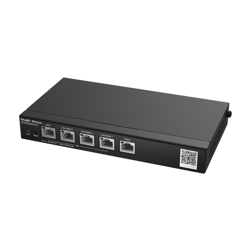 Router 4 x RJ45 1G PoE, 1 x RJ45 1G, Buget PoE 60W, Multi-WAN, Cloud Management - Ruijie RG-EG305GH-P-E - imagine 2