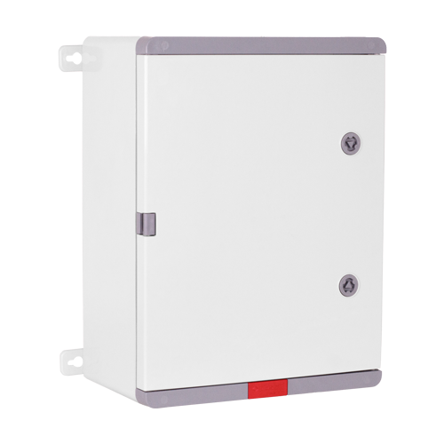 Cutie distributie IP67 din ABS gri, usa mata, placa metalica, 300x400x220 mm PD304022