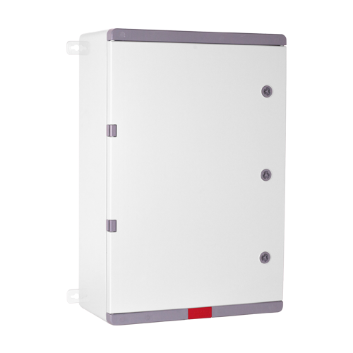 Cutie distributie IP67 din ABS gri, usa mata, placa metalica, 400x500x240 mm PD405024