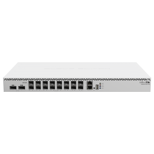 Switch 2 x QSF28 100G, 16 x SFP28 25G, 2 x RJ45 100 Mbps, 1U - MikroTik CRS518-16XS-2XQ-RM