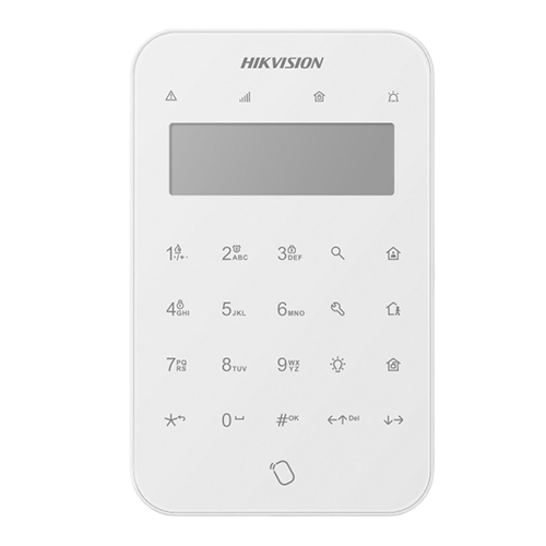 Tastatura cablata cu conectivitate Wireless, LCD, AX PRO Hybrid 868Mhz - HIKVISION DS-PK501LTM-HWE - imagine 2