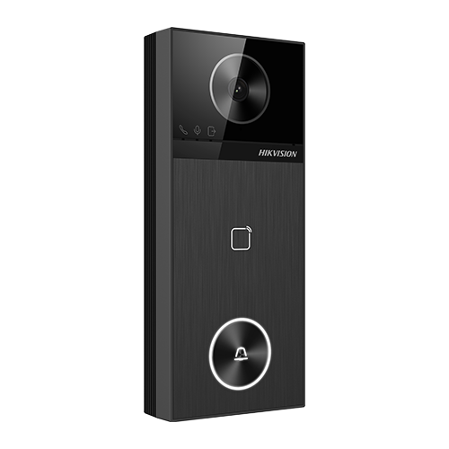 Panou exterior videointerfon TCP/IP 4MP, IR 3m, Wi-Fi6, Bluetooth, M1, IP65 - HIKVISION DS-KV6114-WBE1