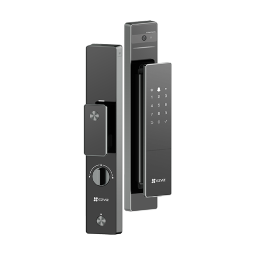 Yala inteligenta cu recunoastere faciala, vizor inteligent si ecran 4', baterie 5000 mAh - EZVIZ CS-DL50FVS(WBP,GR)