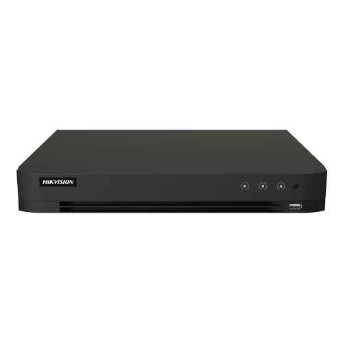 DVR AcuSense 8 ch., 5MP + 8 ch. IP 4K, Audio bidirectional, Alarma, 1U - HIKVISION iDS-7208HUHI-M1-XT(4A+8/4ALM)