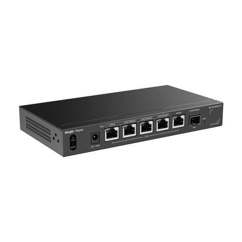 Router 5 x RJ45 2.5G (4 x PoE+), 1 x SFP+ 10G, Multi-WAN, Cloud Management - Ruijie Reyee RG-EG406XS-P - imagine 3
