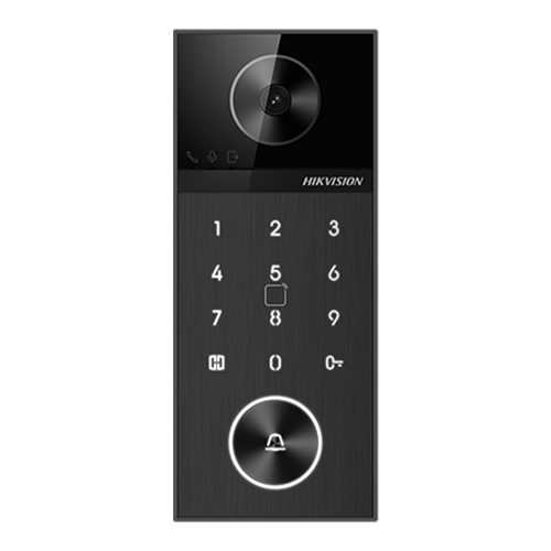 Panou exterior videointerfon TCP/IP 4MP, IR 3m, WI-FI6, Bluetooth, PIN, PoE, M1, IP65 - HIKVISION DS-KV6124-WBE1 - imagine 2