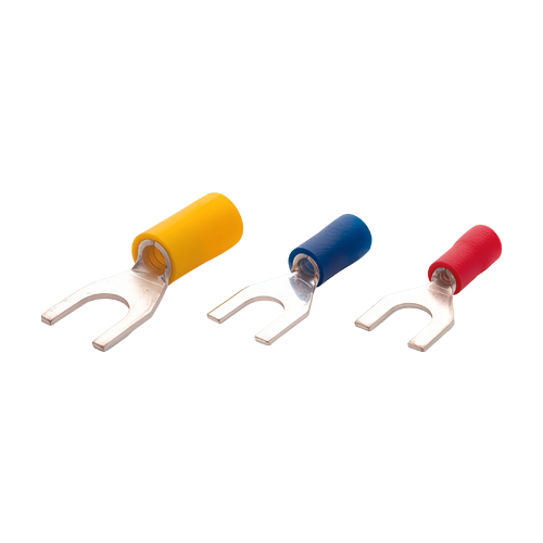 Terminale izolate de tip furca, sectiune transversala 4.0-6.0mm, M4, 100buc/set PCK-406