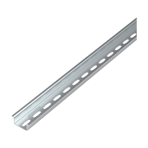 Sina DIN 35x15mm, perforata, lungime 1m - Plastim PDR4001